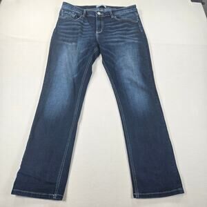 BKE Payton Mid Rise Universal Fit Stretch Straight Denim Jeans Women's Size 32